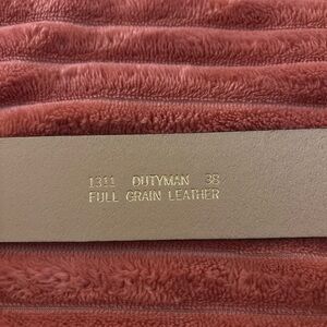 Dutyman Brown Leather Belt